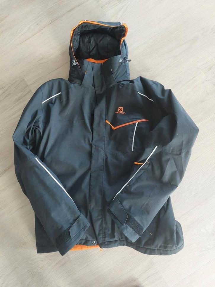 Heren Salomon ski/winterjas. z.g.a.n., Kleding | Heren, Jassen | Winter, Zo goed als nieuw, Maat 52/54 (L), Zwart, Ophalen