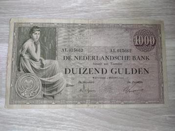 Biljet 1000 gulden Grietje Seel, 1926 beschikbaar voor biedingen
