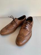 Prachtige leren Spaanse Wingtips, nette schoenen 46, Bruin, Ophalen of Verzenden, Zo goed als nieuw, Veterschoenen