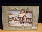 Puzzel country life 1000 stukjes., Ophalen of Verzenden, 500 t/m 1500 stukjes, Zo goed als nieuw