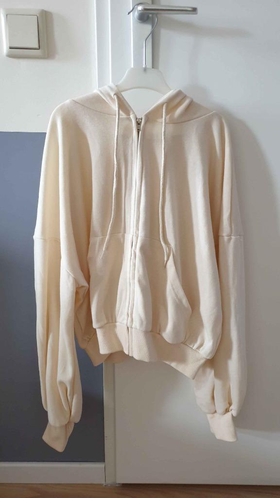 Hoodie met volledige rits, Kleding | Dames, Truien en Vesten, Nieuw, Maat 36 (S), Geel, Ophalen of Verzenden
