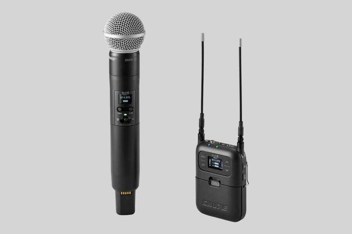 Shure SLXD25SM58 draadloze handheld microfoon S50, Muziek en Instrumenten, Microfoons, Nieuw, Zangmicrofoon, Draadloos, Ophalen of Verzenden