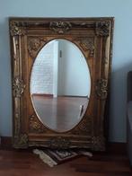 Grote Brocante lijst met Facet geslepen spiegel, 50 tot 100 cm, 100 tot 150 cm, Rechthoekig, Ophalen