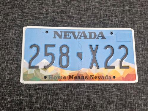 Nevada Kentekenplaat USA Nummerplaat nummerbord License VS, Verzamelen, Automerken, Motoren en Formule 1, Gebruikt, Auto's, Ophalen of Verzenden