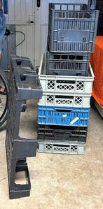 Plastic pallet en kratten, Ophalen, Gebruikt