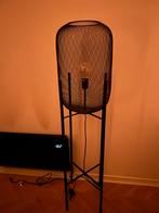Zwarte Staanlamp met Warm Licht, Huis en Inrichting, Ophalen, Zo goed als nieuw, Metaal, 100 tot 150 cm