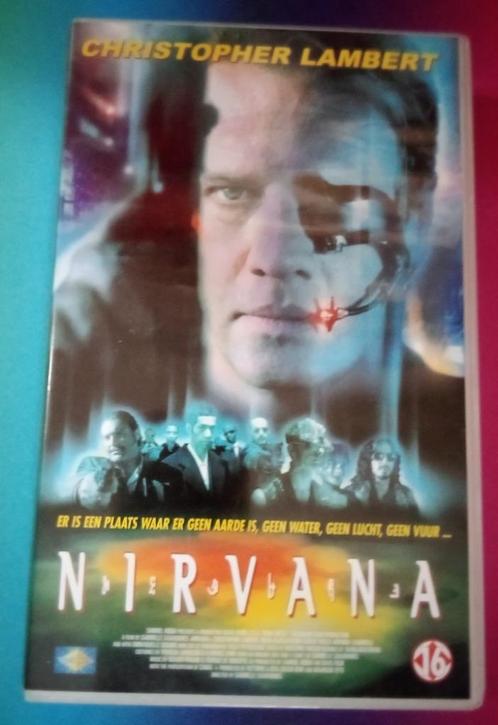 VHS - Nirvana, Cd's en Dvd's, VHS | Film, Zo goed als nieuw, Science Fiction en Fantasy, Vanaf 16 jaar, Verzenden
