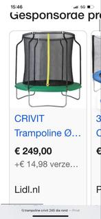 Crivit Trampoline 245cm (buitenrand)- Zo goed als nieuw!, Ophalen of Verzenden, Zo goed als nieuw