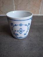 Vintage "Jäger Eisenberg" beker. Blau Saks bloemmotief., Ophalen of Verzenden