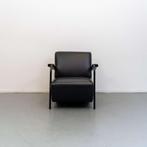 2x Leolux Scylla Fauteuil Laag Zwart Leer – Zwart, Huis en Inrichting, Niet ingevuld, Niet ingevuld, Niet ingevuld