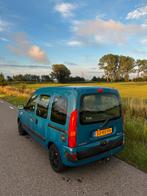 Renault Kangoo 1.6 Airco, Apple carplay, dubbele schuifdeur, Auto's, Stof, Blauw, Origineel Nederlands, Handgeschakeld