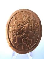 Helmplaat,Leeuw,Nederland,WWII,M27,M34,Helm,Koper, Verzenden, Landmacht, Nederland, Embleem of Badge