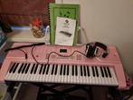 Keyboard/Piano Zo Goed Als Nieuw + Boek, Ophalen, Zo goed als nieuw, 61 toetsen, Overige merken