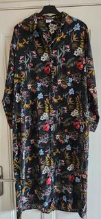 Zwart lange jurk met bloemen maat xxl van de wibra, Kleding | Dames, Jurken, Zwart, Maat 46/48 (XL) of groter, Nieuw, Ophalen of Verzenden
