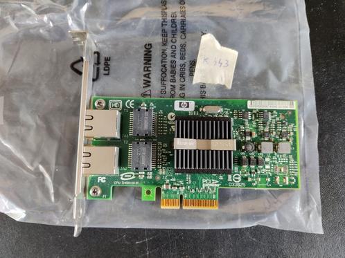 HP NC360T Dual Gigabit PCI-E Server NIC  [K443] 6-7, Computers en Software, Netwerkkaarten, Zo goed als nieuw, Intern, Ophalen of Verzenden