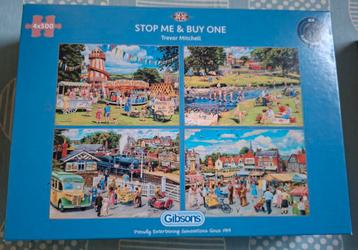 2 Gibsons  puzzels (4x500 stukjes) beschikbaar voor biedingen