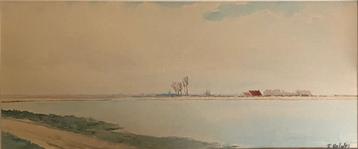 Aquarel Kralingse of Zevenhuizen plas beschikbaar voor biedingen
