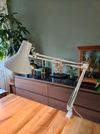 Vintage HCF Denmark bureaulamp / architectenlamp / klemlamp, Huis en Inrichting, Lampen | Tafellampen, Ophalen of Verzenden, Gebruikt