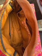 Cowboysbag leren tas, Ophalen of Verzenden, Gebruikt, Bruin, Handtas