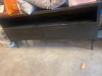 Zwart TV Meubel - 160cm, Huis en Inrichting, Ophalen, Overige materialen, Gebruikt, 150 tot 200 cm