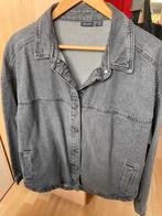 Zwart/Grijs DENIM JASJE maat 44, Ophalen of Verzenden, Zo goed als nieuw, Maat 42/44 (L), Zwart