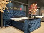 Norma Hotel chicque Boxspring met tv-lift Konings blauw, Ophalen of Verzenden, Nieuw, Blauw