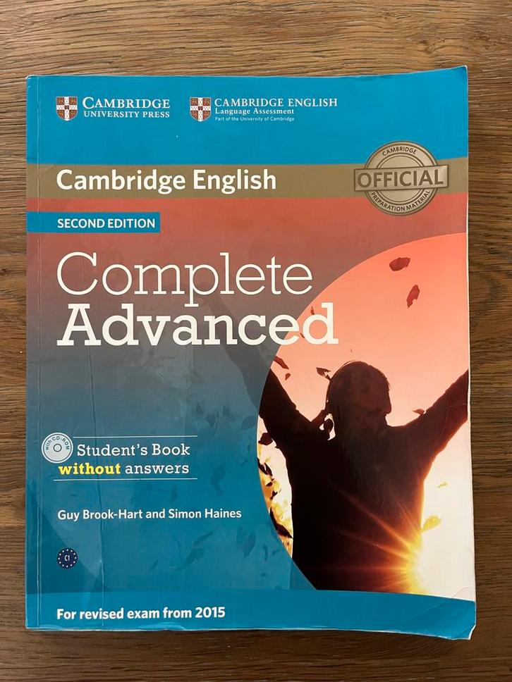 Cambridge English Complete Advanced, Boeken, Studieboeken en Cursussen, Zo goed als nieuw, HBO, Alpha, Ophalen of Verzenden