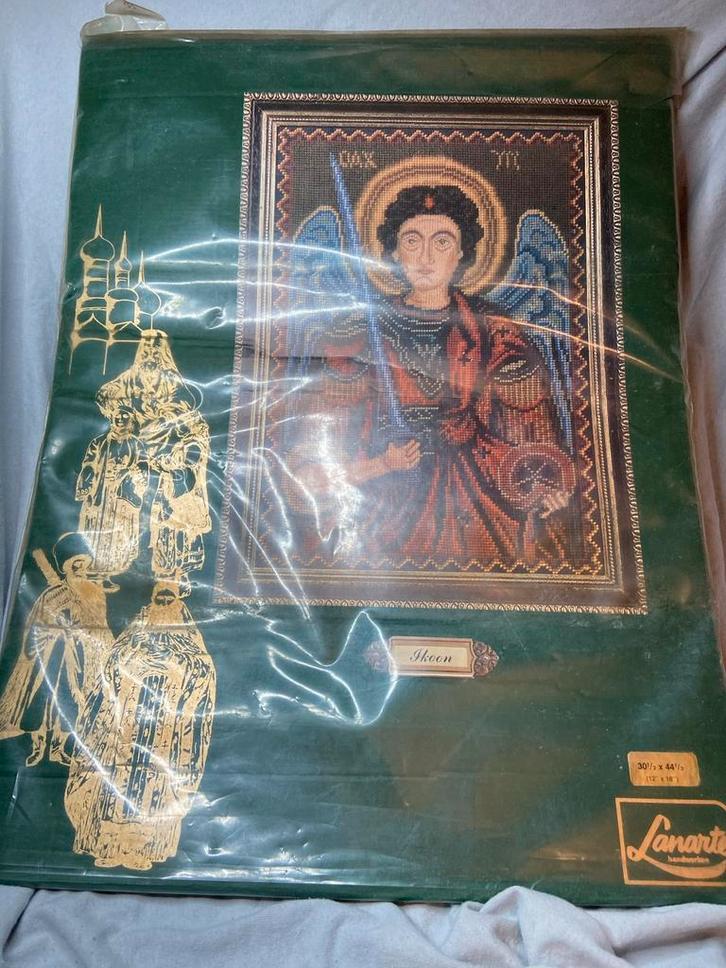 Lanarte borduur set “Ikoon”, Hobby en Vrije tijd, Borduren en Borduurmachines, Zo goed als nieuw, Borduurpakket, Handborduren