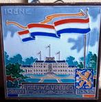 Kleurrijke westraven geboortetegel Irene 1939 Soestdijk, Ophalen of Verzenden