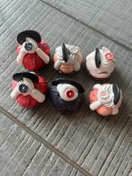 Losse kunst gebakjes 6 stuks, Ophalen of Verzenden, Zo goed als nieuw