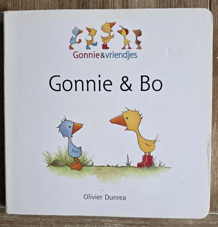 Gonnie en Bo - Olivier Dunrea - Kartonboekje, Boeken, Kinderboeken | Baby's en Peuters, Gelezen, 2 tot 3 jaar, Ophalen of Verzenden