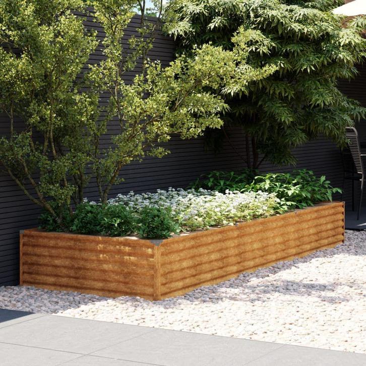 NIEUW | Plantenbak Bloembak 291 cm cortenstaal! GRATIS BEZOR, Tuin en Terras, Bloembakken en Plantenbakken, Nieuw, Metaal, Binnen