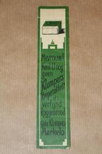 Oude boekenlegger - Gebr. Klumpers Markelo - Ca 1930, Verzamelen, Boekenleggers, Nieuw, Ophalen of Verzenden