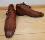 Humberto enkel veter boots maat 44 cognac bruin echt leer, Bruin, Verzenden, Boots, Zo goed als nieuw