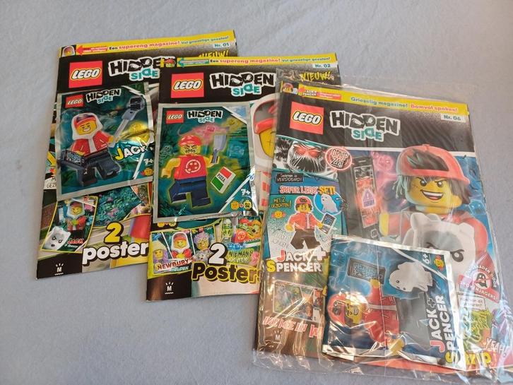 LEGO - 3 Lego Hidden Side Magazines met polybags NIEUW, Kinderen en Baby's, Speelgoed | Duplo en Lego, Nieuw, Lego, Complete set