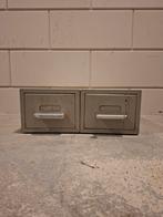 Industriële kistjes stoere metalen ladekastjes, Ophalen, Minder dan 50 cm, Zo goed als nieuw, Minder dan 100 cm