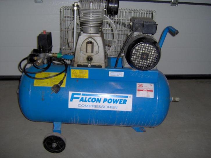 compressor, Doe-het-zelf en Verbouw, Compressors, Gebruikt, 6 tot 10 bar, 25 tot 100 liter, 200 tot 400 liter/min, Mobiel, Ophalen
