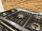 Luxe Lacanche Fornuis 150cm Zwart Messing 3 Ovens 5 Pitten, Witgoed en Apparatuur, Niet ingevuld, 60 cm of meer, Niet ingevuld