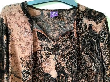 Long Wear Miss Etam stretch blouse tuniek maat XL beschikbaar voor biedingen