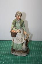 Ganzenhoedster Keramiek beeldje 20 cm, Ophalen of Verzenden