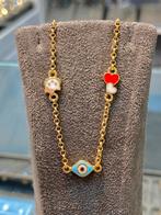 14k Gouden Baby Armband, Nieuw, Ophalen of Verzenden, Met edelsteen, Goud