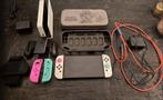 NINTENDO Switch OLED Wit Switch v2 spelcomputer, Ophalen of Verzenden, Zo goed als nieuw, Met 1 controller, Switch OLED