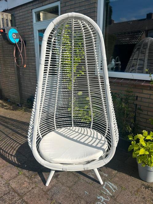 Ei stoel cocon, Tuin en Terras, Tuinstoelen, Gebruikt, Ophalen
