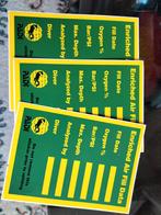 3 Enriched stickers €5, Watersport en Boten, Duiken, Ophalen of Verzenden, Nieuw