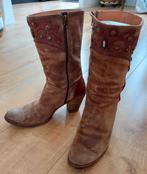 El Estribo suède half hoge dames cowboy laarzen maat 38, Hoge laarzen, Bruin, Ophalen of Verzenden, Zo goed als nieuw