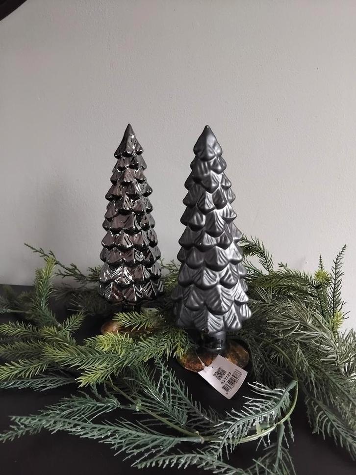 Twinkle Glazen Kerstboom Blauw 25cm, Diversen, Kerst, Ophalen of Verzenden