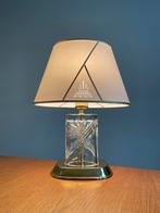 Nachtmann Hollywood Regency stijl lamp - kristal glas design, Huis en Inrichting, Lampen | Tafellampen, Minder dan 50 cm, Vintage Hollywood Regency glaskunst goud design