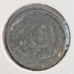 10 Cent Zink / Zinken dubbeltje uit 1942 van Wilhelmina, Postzegels en Munten, Munten | Nederland, Verzenden, Koningin Wilhelmina