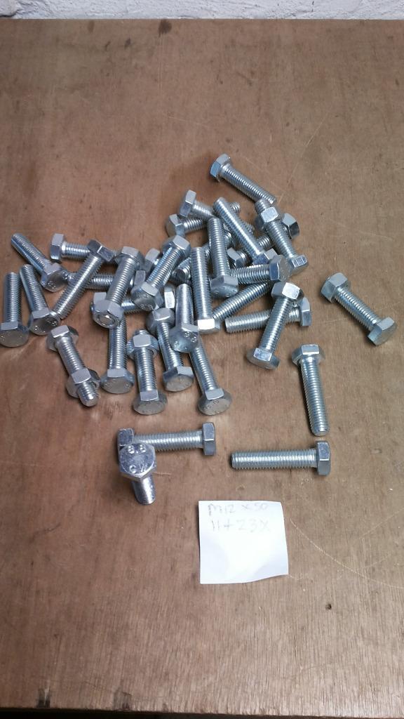 Zeskant tapbouten 12x50 deels met moer, Auto-onderdelen, Overige Auto-onderdelen, Nieuw, Verzenden