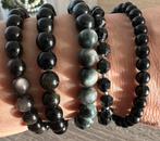 Obsidiaan, valkenoog, spinel, toermalijn armbanden, Ophalen of Verzenden, Nieuw